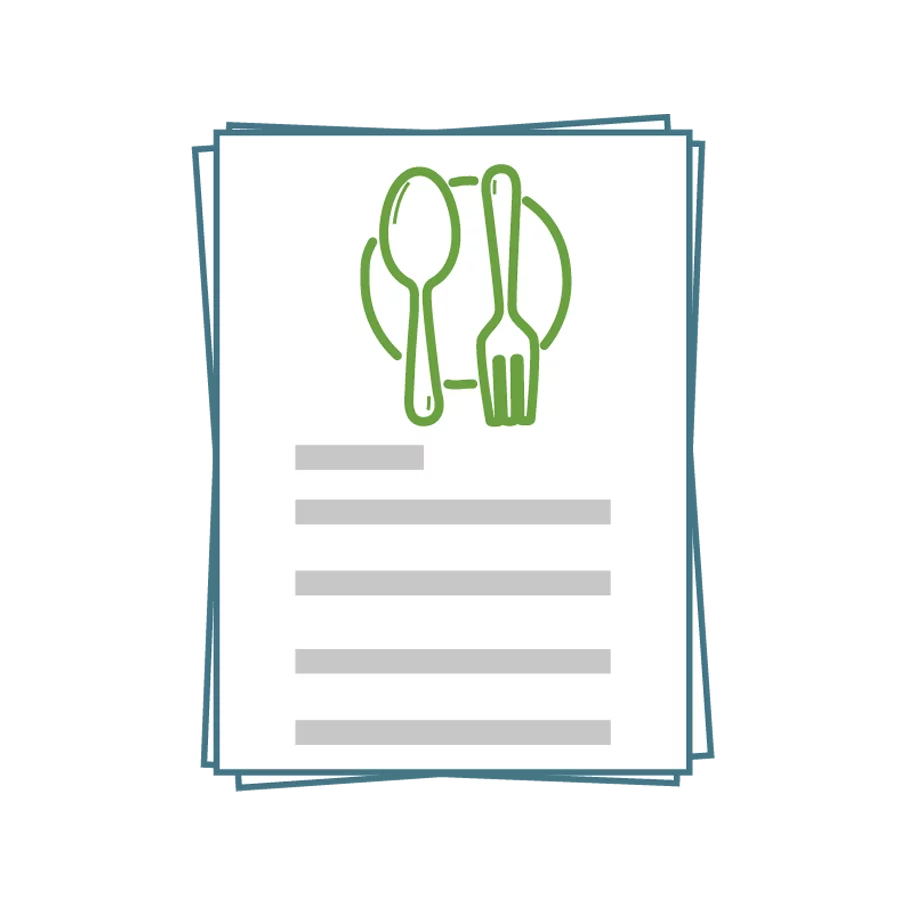 a meal plan icon