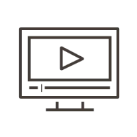 video playing on computer screen